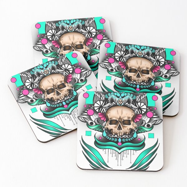 Item preview, Skull doodle designed and sold by Necrodeciple.
