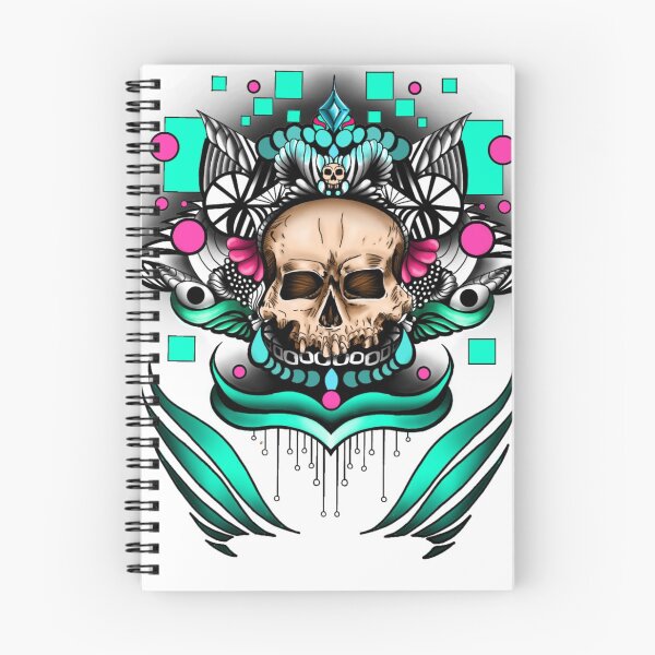 Item preview, Skull doodle designed and sold by Necrodeciple.