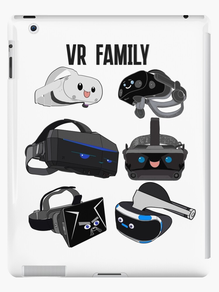 VR Family - Virtual Reality (Oculus, Quest 2, HP, and original Oculus Development Kit 1) " iPad Case & Skin for Sale by designedfeeling | Redbubble