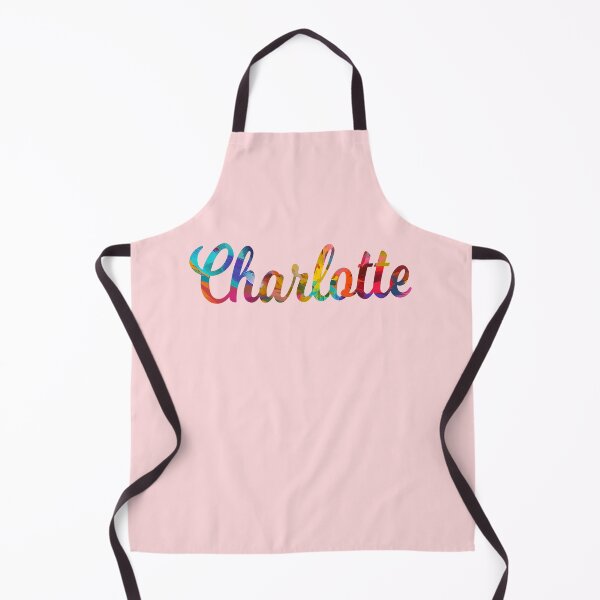 Item preview, Charlotte abstract painting girl's name designed and sold by ComicKitsch.