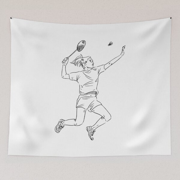 Item preview, Badminton Girl / Shirt / Hoodie / Tank Top / Badminton Shirt / Badminton Gift / Badminton Player designed and sold by minstore.