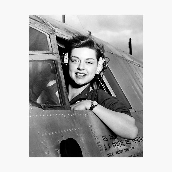 Item preview, Elizabeth Gardner - Women's Airforce Service Pilot - WASP 1943 designed and sold by warishellstore.