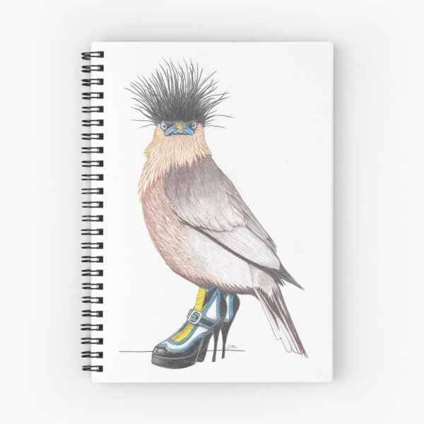 Item preview, Brahminy Myna in Retro High Heels designed and sold by JimsBirds.