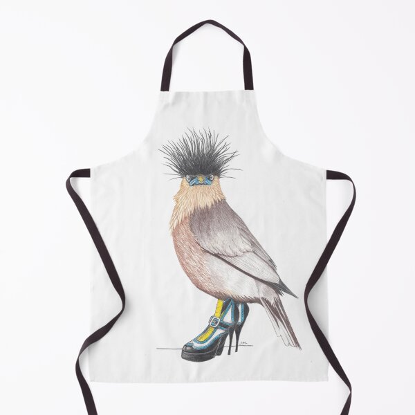 Item preview, Brahminy Myna in Retro High Heels designed and sold by JimsBirds.