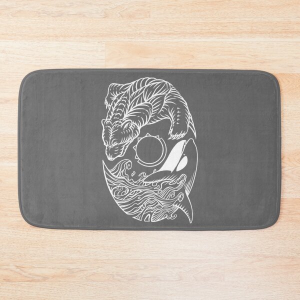 Item preview, Yin Yang White Orca and Bear designed and sold by Vancity Printees.