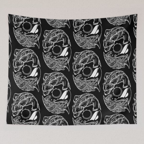 Item preview, Yin Yang White Orca and Bear designed and sold by Vancity Printees.