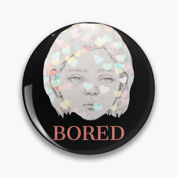 Item preview, Bored Girl, red designed and sold by neahsoleil.