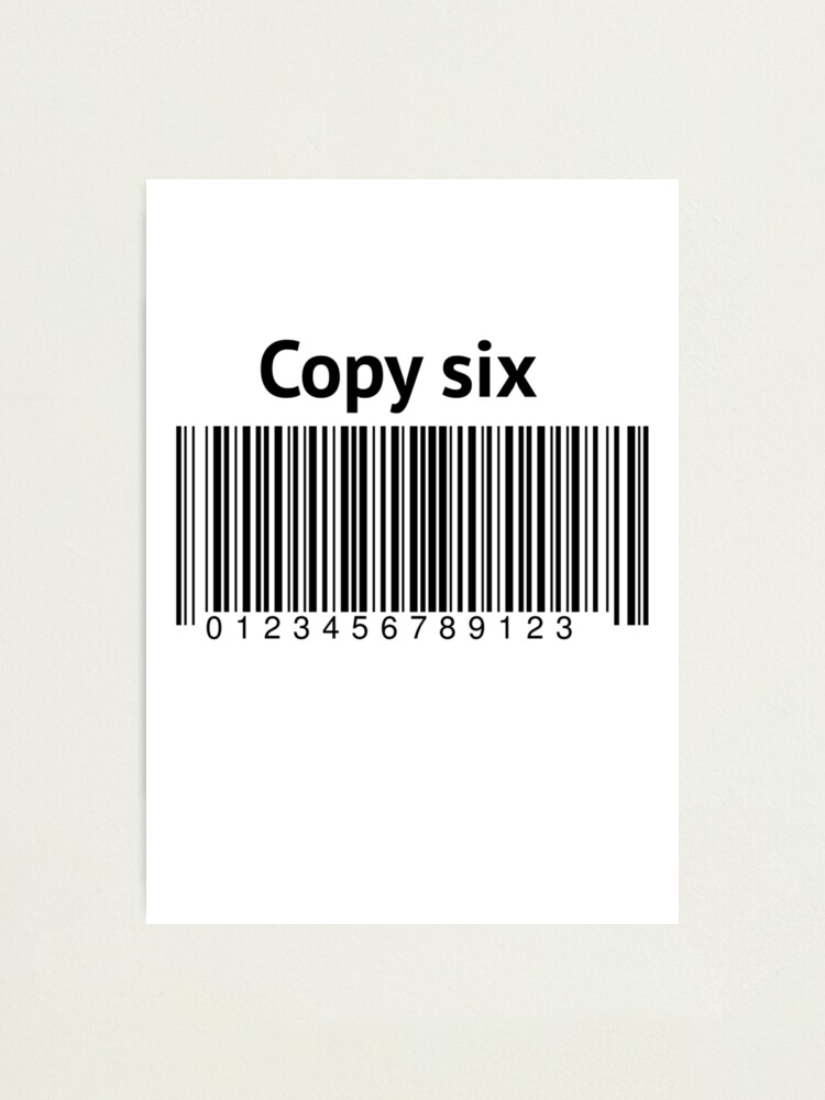 Impression photo « Code à barres copiercoller Choses père et bébé