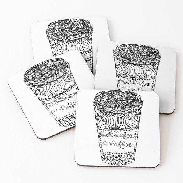 Item preview, Hell Before Coffee designed and sold by Rusnae12.