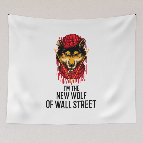 Item preview, I'M THE NEW WOLF OF WALL STREET designed and sold by Creative  Tagging.