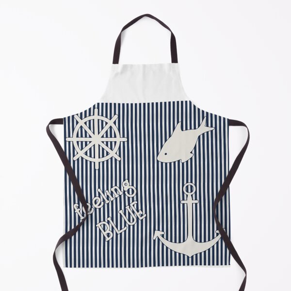 Item preview, Feeling Blue Nautical Pattern designed and sold by ViewerEqualsPhoton.