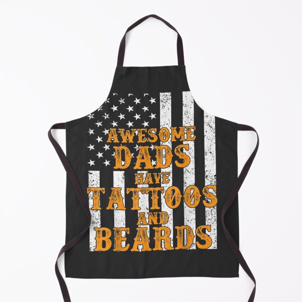 Item preview, Awesome Dads Have Tattoos And Beards Father's Day Gift designed and sold by PamelaPrice2.