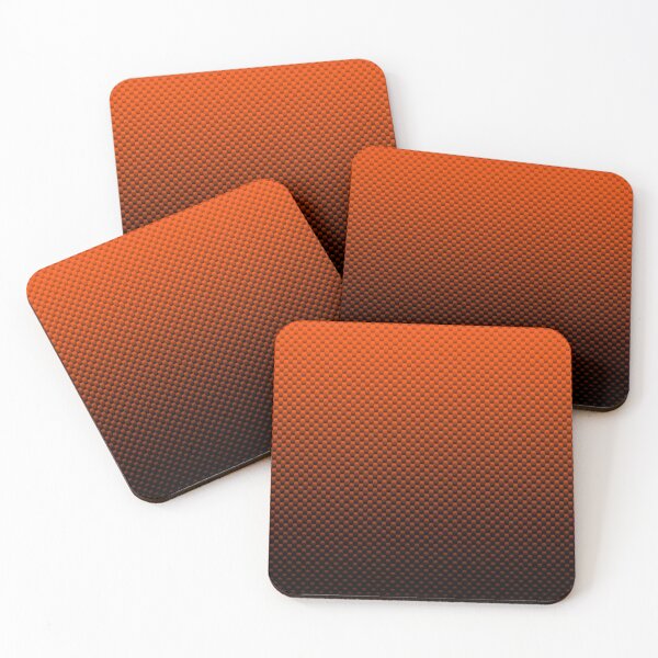 Item preview, Black and Orange Carbon Fiber iPhone Case designed and sold by Hot Yoga Life.