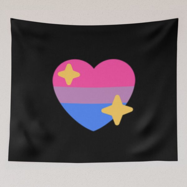 Item preview, Bisexual Sparkle Heart designed and sold by artbyjulien.