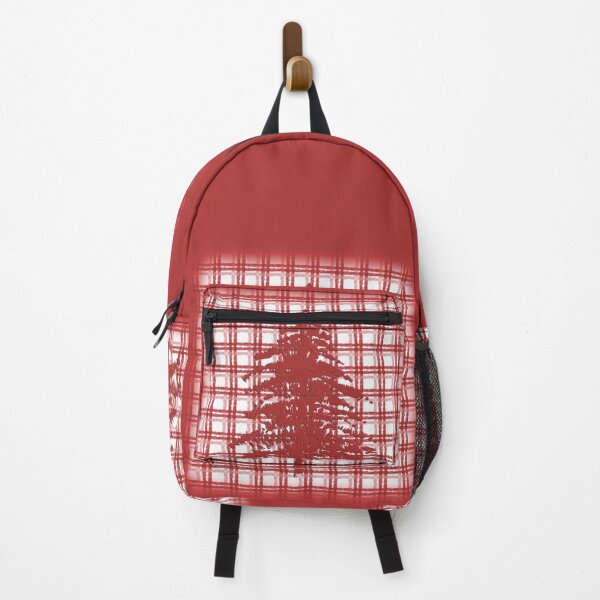 Item preview, Pine Tree on Red Plaid designed and sold by Sharon Schwalbe.