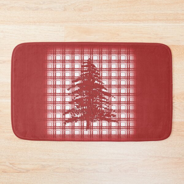 Item preview, Pine Tree on Red Plaid designed and sold by Sharon Schwalbe.