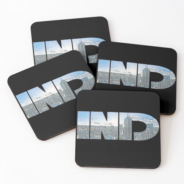 Item preview, Indianapolis, Indiana IND Cityscape designed and sold by CrabbyLobster.