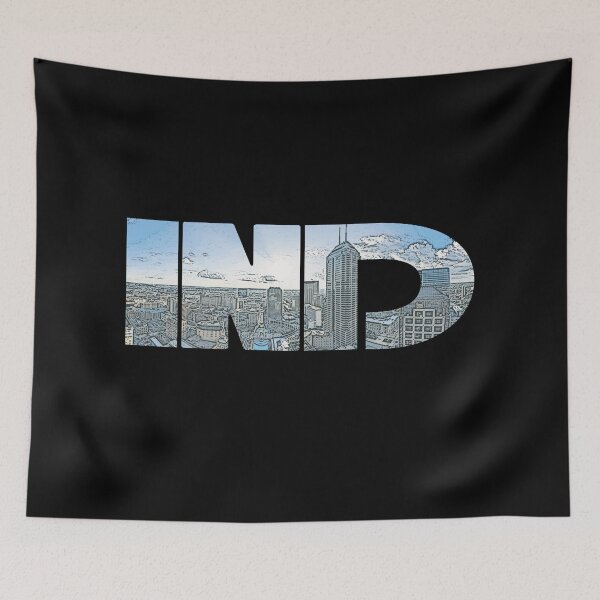 Item preview, Indianapolis, Indiana IND Cityscape designed and sold by CrabbyLobster.