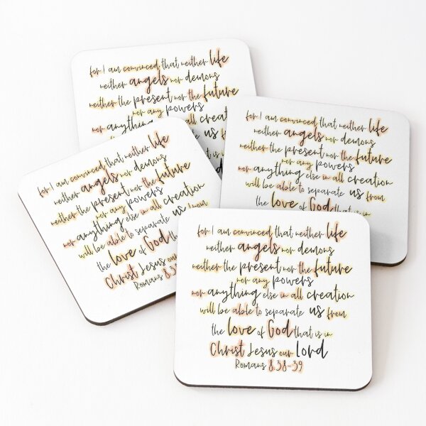 Item preview, Romans 8:38-39 designed and sold by Stick With Sophie.