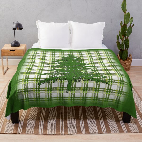 Item preview, Pine Tree on Green Plaid designed and sold by Sharon Schwalbe.
