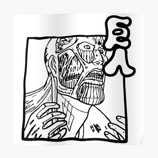 colossal titan black and white
