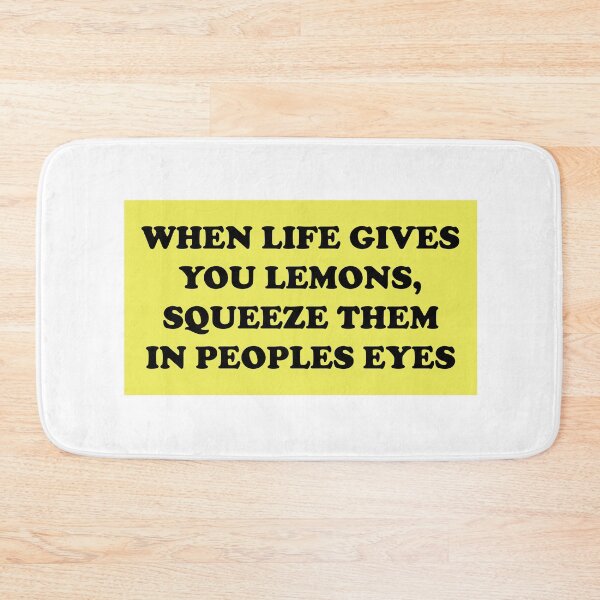 Item preview, When Life Gives You Lemon Funny Cool Motivational designed and sold by sillyquestions.
