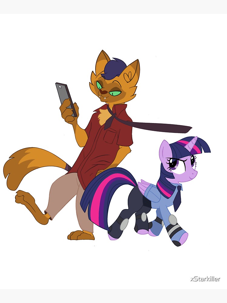 MLP FIM Capper Twilight, Nick Judy Zootopia crossover