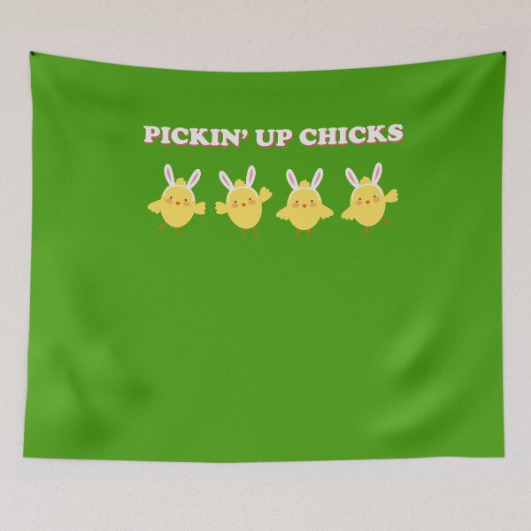 Item preview, Picking Up Chicks Easter Bunny Egg Hunt Chicken Chick Spring designed and sold by gkao.