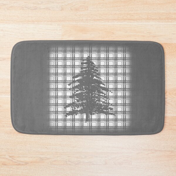 Item preview, Pine Tree on Gray Plaid designed and sold by Sharon Schwalbe.