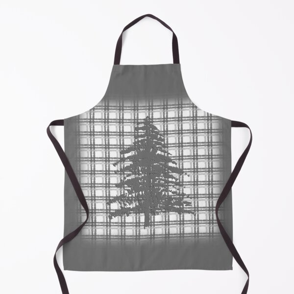 Item preview, Pine Tree on Gray Plaid designed and sold by Sharon Schwalbe.