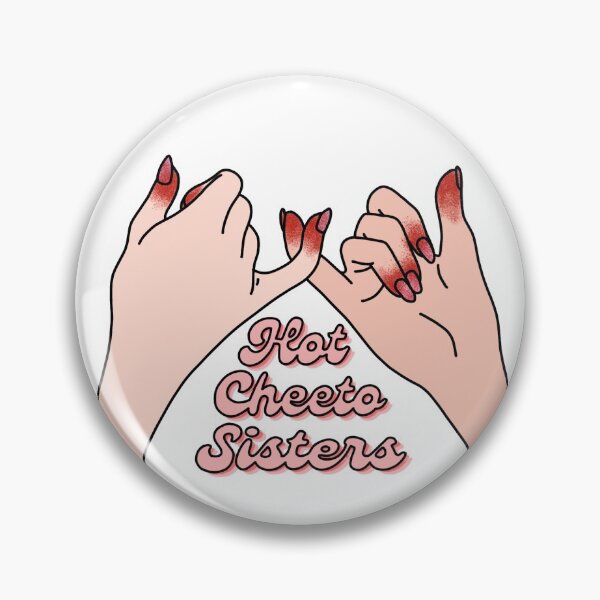 Item preview, Hot Cheeto Sisters Pinky Promise Illustration designed and sold by bishindesigns.