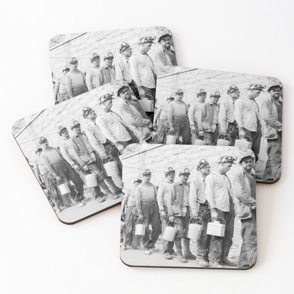 Item preview, Coal Miners Finishing Shift - West Virginia - 1946  designed and sold by warishellstore.