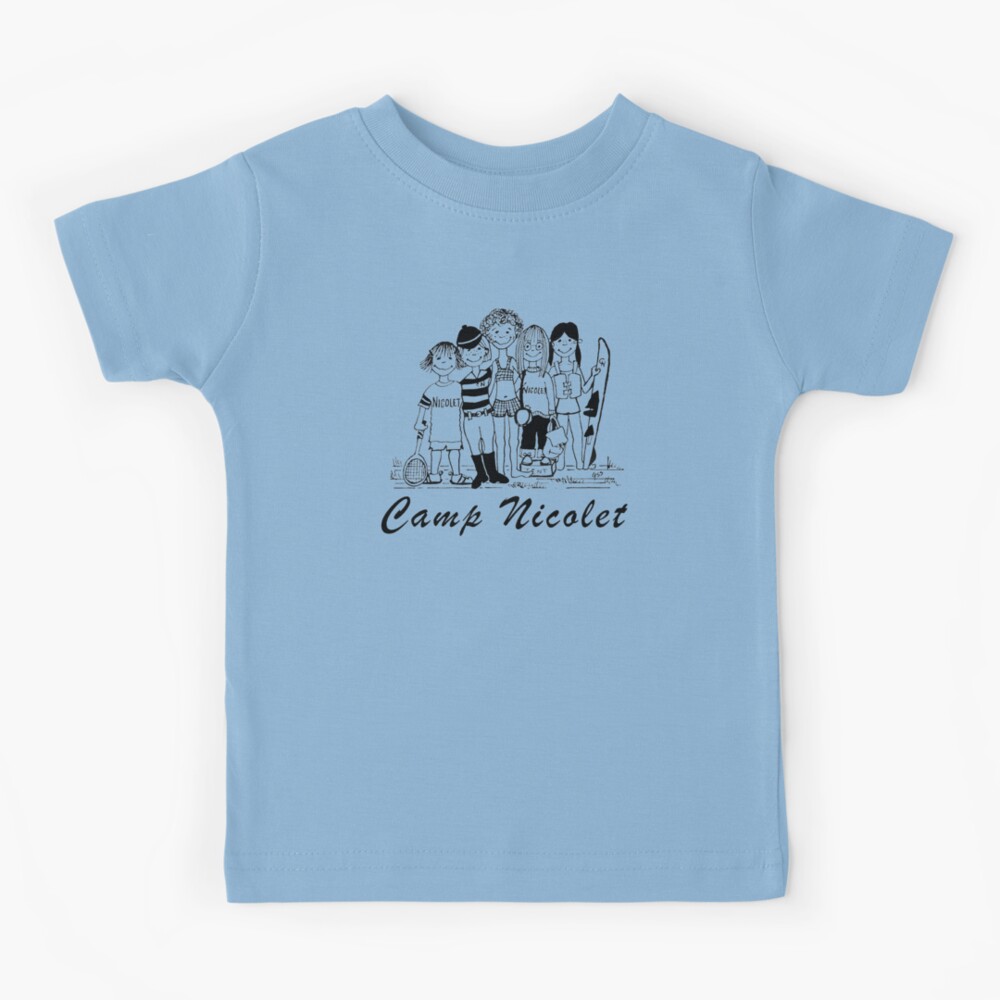 Retro Nicolet Camper Cartoon Kids T-Shirt