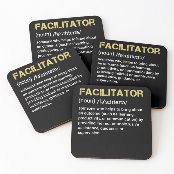 Item preview, facilitator gift idea,Community Facilitator quote saying,Training facilitators designed and sold by Essakhi12.