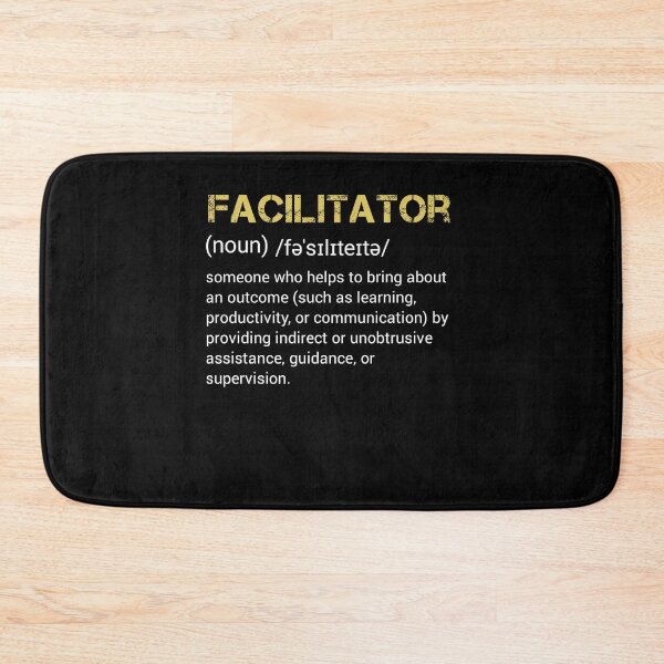 Item preview, facilitator gift idea,Community Facilitator quote saying,Training facilitators designed and sold by Essakhi12.
