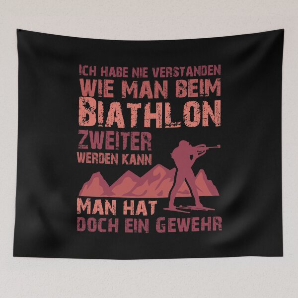 Item preview, Ich habe noch nie Verstanden wie man beim Biathlon zweiter werden kann man hat doch ein Gewehr designed and sold by Jannisdesign.