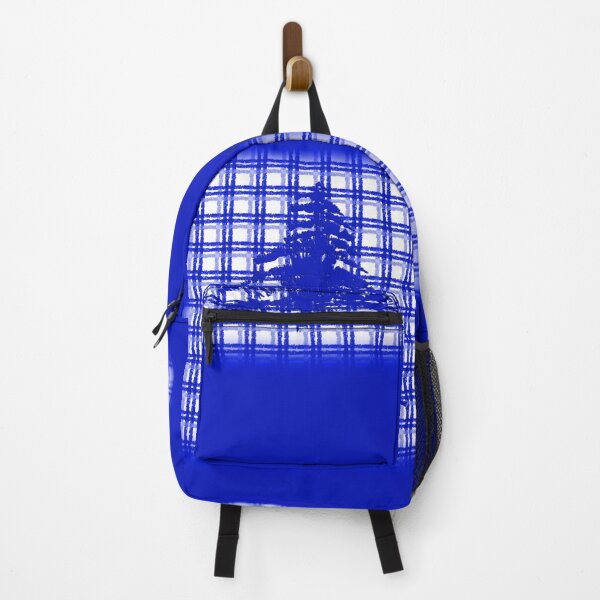 Artikelvorschau, Pine Tree on Royal Blue Plaid entworfen und verkauft von Sharon Schwalbe.