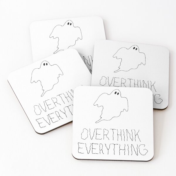 Item preview, overthink everything scary halloween party designed and sold by sillyquestions.