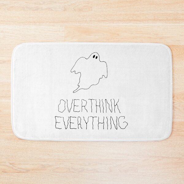 Item preview, overthink everything scary halloween party designed and sold by sillyquestions.