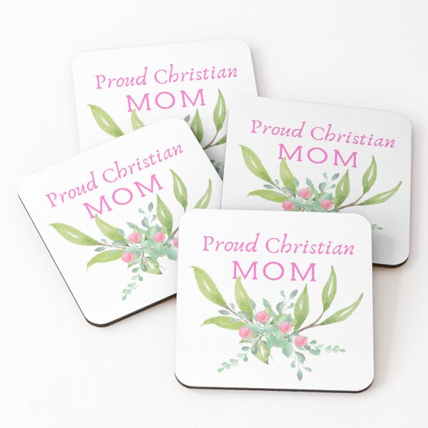 Item preview, proud christian mom, bible verses, christian art, funny christian design, christian gifts, designed and sold by prteacool.