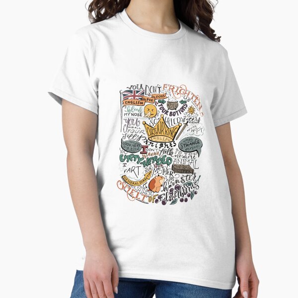 Item preview, (Colorized) Monty Python French Castle Insults designed and sold by catlashley.