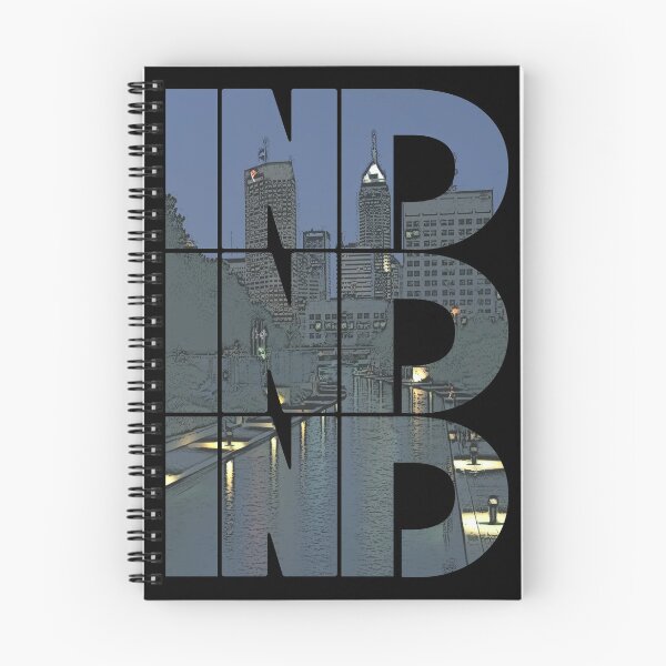 Item preview, Indianapolis, Indiana IND Cityscape Repeating Pattern designed and sold by CrabbyLobster.