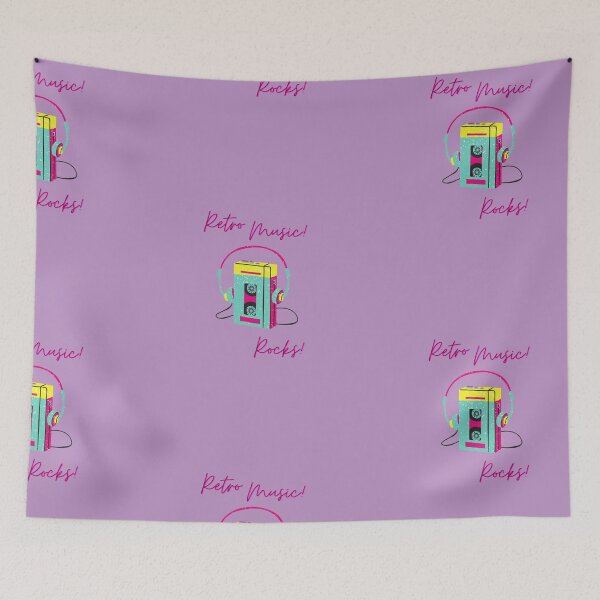 Item preview, Retro Music Rocks designed and sold by SportyDogShop.