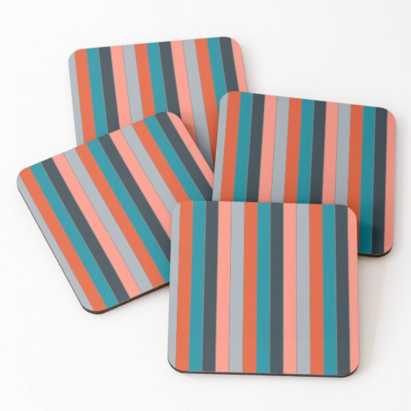 Item preview, Vertical striped pattern of different colors designed and sold by With My Hands By K.