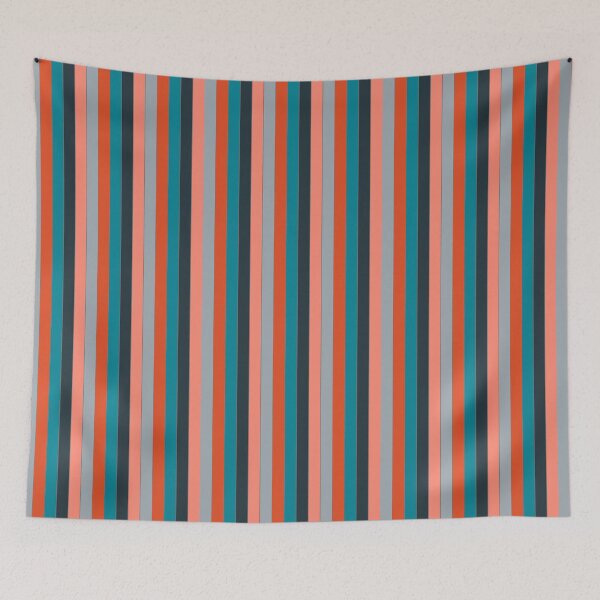 Item preview, Vertical striped pattern of different colors designed and sold by With My Hands By K.