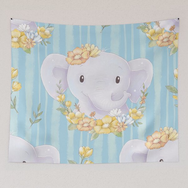 Item preview, Cute Little Elephant designed and sold by blayzeink.