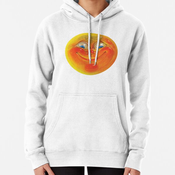 Orange Jelly Head Pullover Hoodie