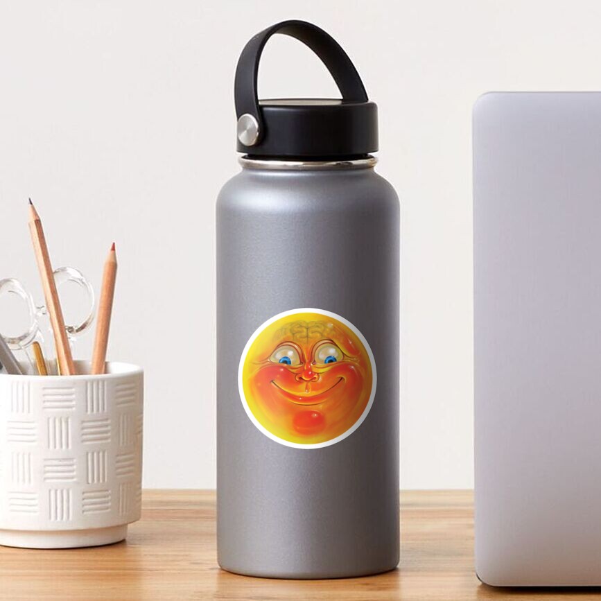 Orange Jelly Head Sticker