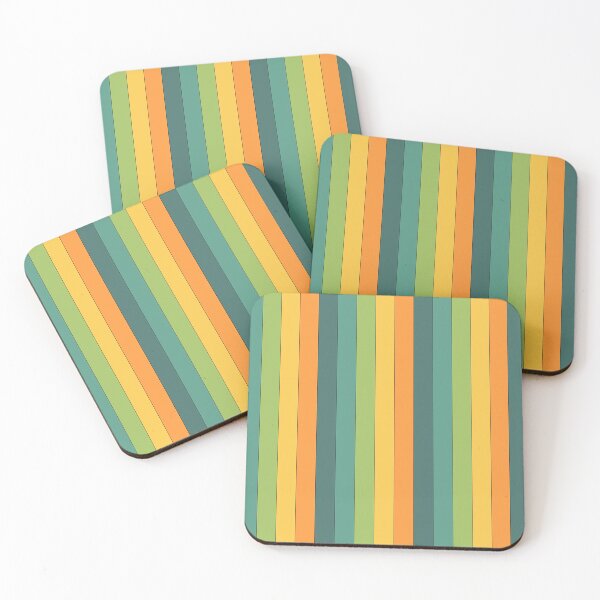Item preview, Vertical striped pattern of different colors designed and sold by With My Hands By K.