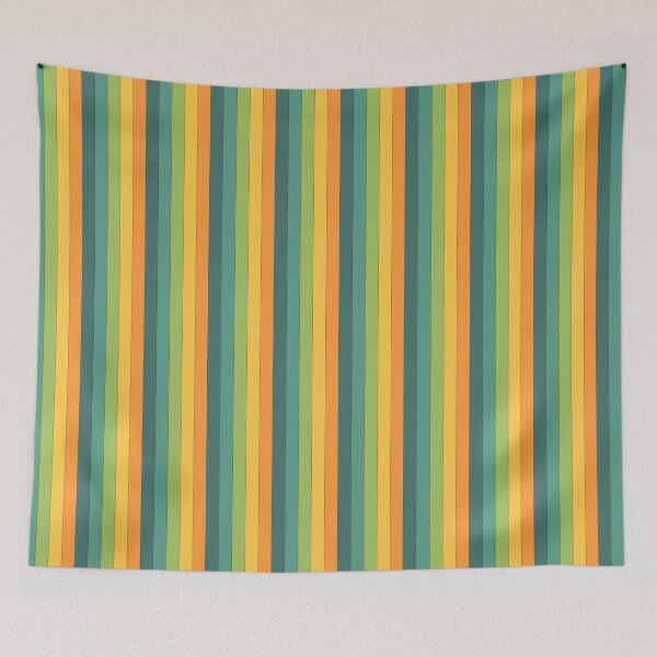Item preview, Vertical striped pattern of different colors designed and sold by With My Hands By K.